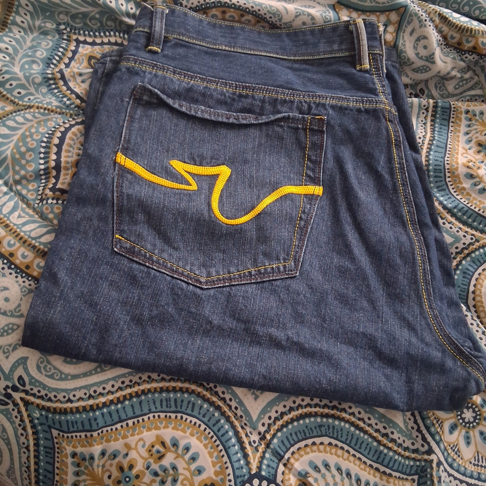 Pepe Jeans Dark Blue Denim with Yellow Accents - Picture 2 of 7